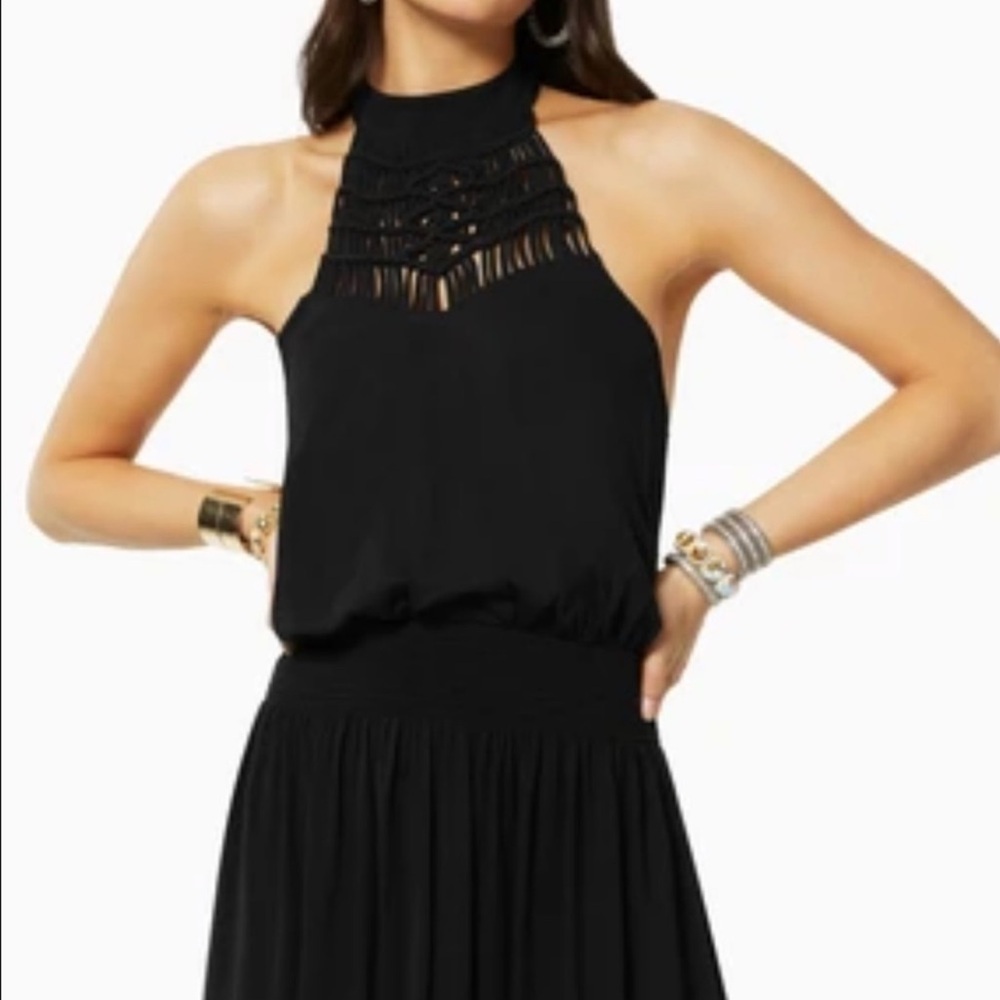 Ramy Brook Black Tierney Mini Dress